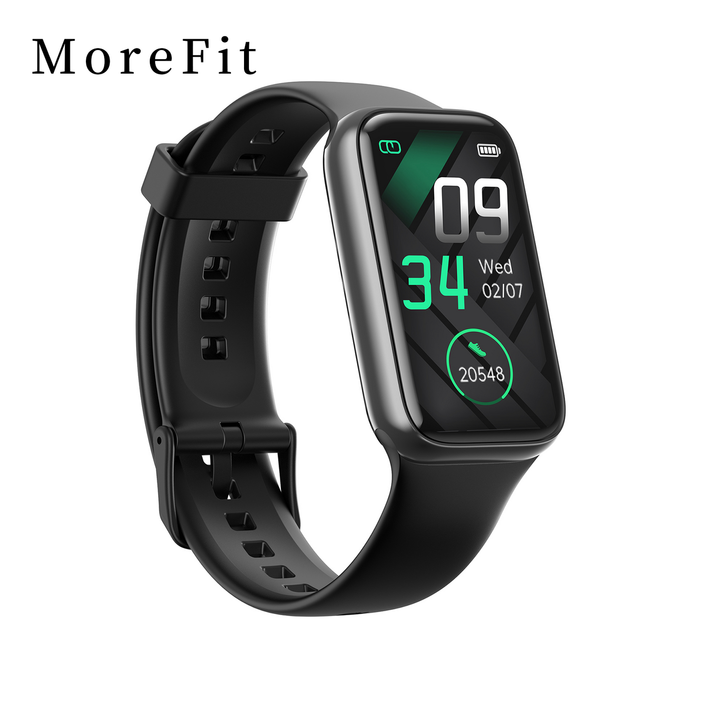 MoreFit Fitness Tracker with Heart Rate, Sleep Tracking, Blood Pressure and Blood Oxygen SpO2, 1.47" Touch Screen Activity Tracking IP77 Waterproof Smart Watch for Women Men